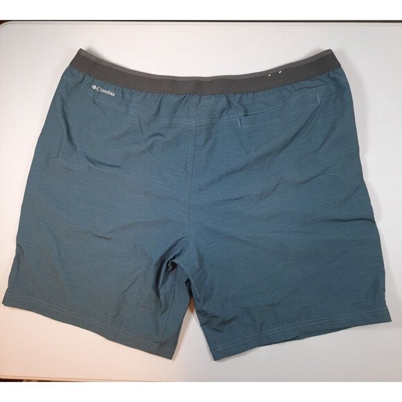 Columbia Pull On Shorts Drawstring Zip Pockets Lightweight Stretch Mens XXL - Picture 2 of 13